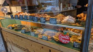 Vegan cakes and tortas at Santa Vegana in Barcelona
