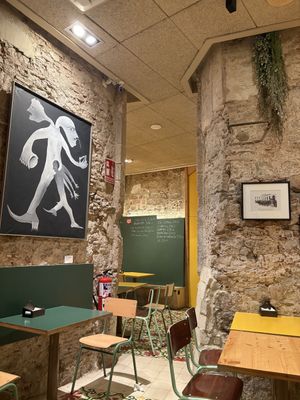 Inside  at Santa Vegana in Barcelona