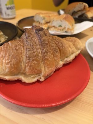 Croissant at Santa Vegana in Barcelona