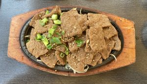  Vegan bulgogi. at Sura Korean BBQ & Tofu House in Long Beach