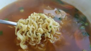 Vegan 'hangover' Ramen  at Sura Korean BBQ & Tofu House in Long Beach