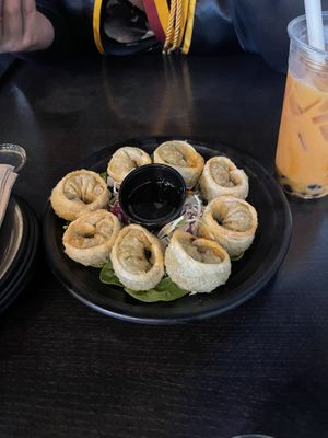Vegetable dumplings   at Sura Korean BBQ & Tofu House in Long Beach