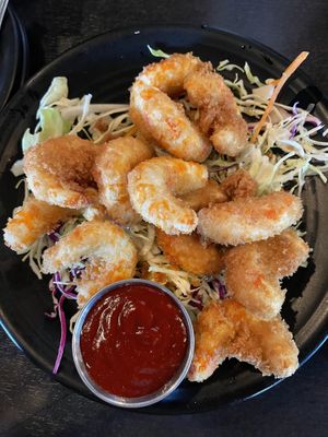 panko shrimp  #Veganuary at Sura Korean BBQ & Tofu House in Long Beach