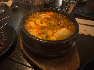 Vegan Jiggae at Sura Korean BBQ & Tofu House in Long Beach