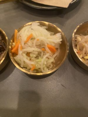 Banchan #Veganuary at Sura Korean BBQ & Tofu House in Long Beach