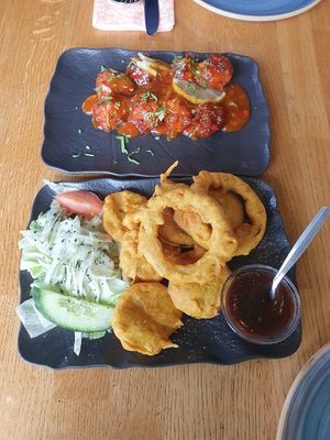 Vegan starters  at Sangam in Aalen