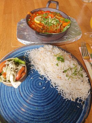 Vegan main at Sangam in Aalen