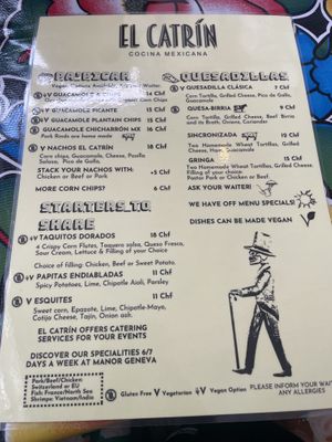   at El Catrín in Geneva