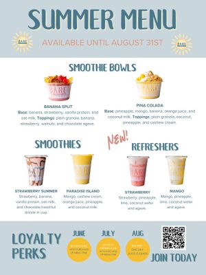  at BARE Blends in Saratoga Springs