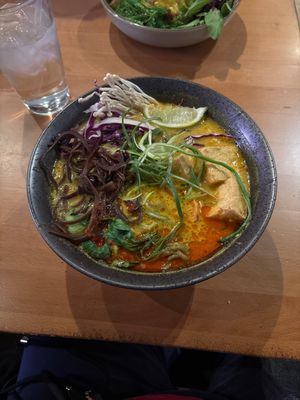 Veggie Curry Ramenn  at Miso Ramen Bar in Raleigh
