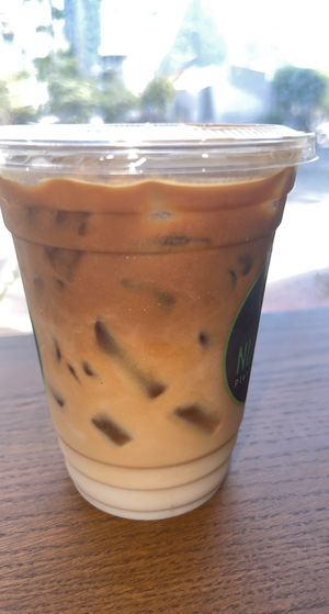 Iced cashew milk coffee  at Nut & Bean House in Ho Chi Minh City