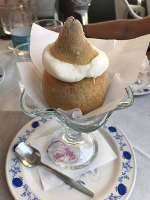 Frozen lemon   at Pizzeria San Gennaro in Cuneo