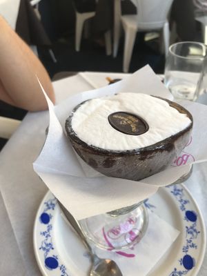 Frozen coconut  at Pizzeria San Gennaro in Cuneo