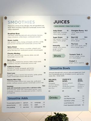   at Vibe Organic Kitchen & Juice in Costa Mesa