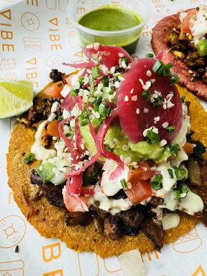   at Vibe Organic Kitchen & Juice in Costa Mesa