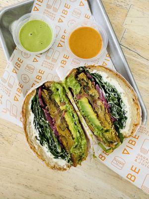   at Vibe Organic Kitchen & Juice in Costa Mesa