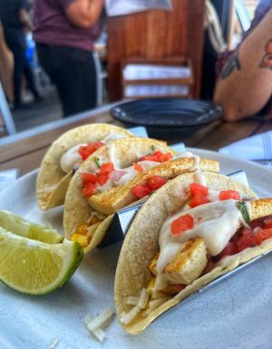 Vegan tofu tacos!   at Iron Whale in Asbury Park