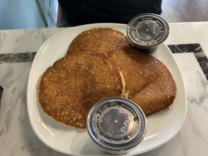 Plain Pancakes   at Soca Vegan Kitchen in Augusta