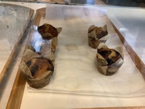 Vegan muffin at Melinda's Gluten Free Bakery in Capitola