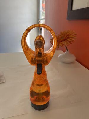 Personal fan/spray bottle  at Baked It Myself in Los Angeles