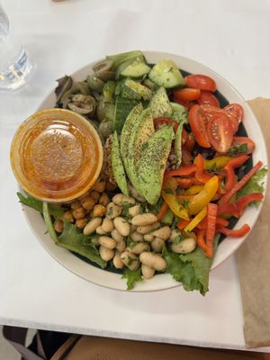 Mediterranean bowl (no feta)  at Baked It Myself in Los Angeles