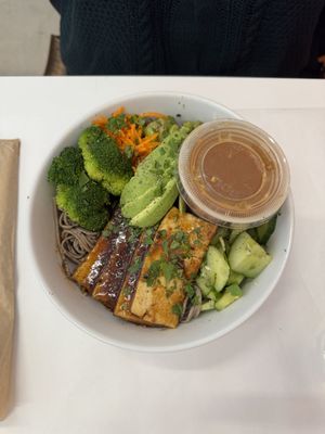 Sesame tofu bowl  at Baked It Myself in Los Angeles