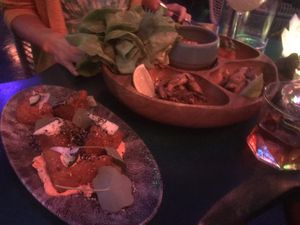 Potato and taco    at Mothership in San Diego