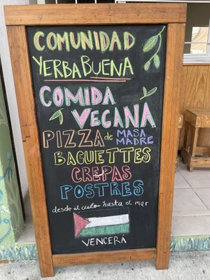 Politics have no place in restaurants.   at Yerbabuena in Puebla