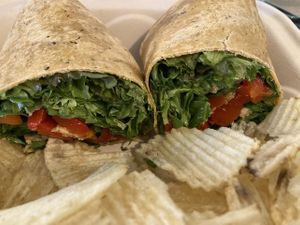 Green Goddess Wrap at Mojo's Coffee and More in Bay Village