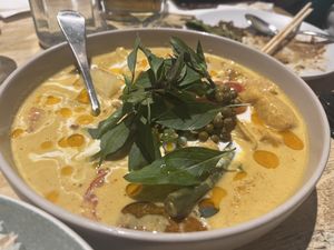 Tofu curry  at Ma Pa Me in South Brisbane