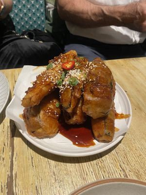 Tempura veg   at Ma Pa Me in South Brisbane