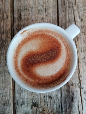 Oat chai latte at Gaard 2 Coffee Hide in Sheffield