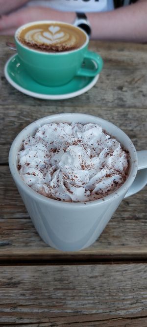 Hot choco at Gaard 2 Coffee Hide in Sheffield