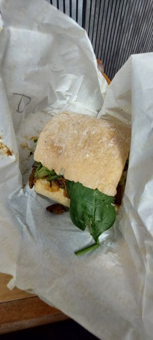"Duck" sandwhich at Gaard 2 Coffee Hide in Sheffield