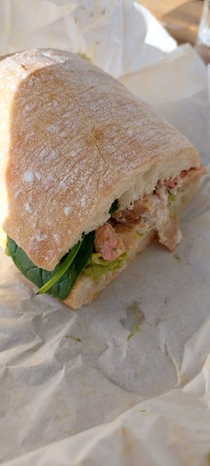 "Chicken bacon" avocado sandwich at Gaard 2 Coffee Hide in Sheffield