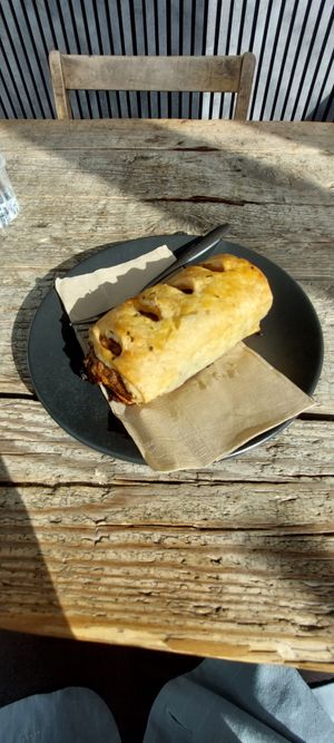 Sausage roll at Gaard 2 Coffee Hide in Sheffield