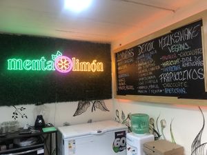 Drink board  at Menta y Limón in Buenos Aires