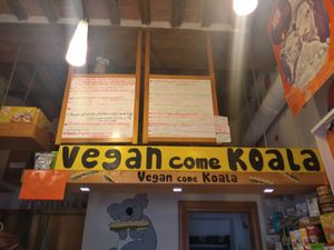 Menu at Vegan Come Koala in Pisa