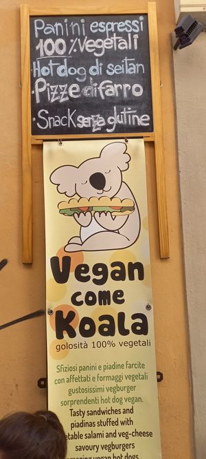Qualità e bontà at Vegan Come Koala in Pisa