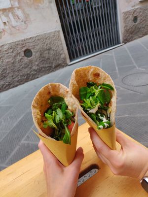 Vegan Wraps at Vegan Come Koala in Pisa