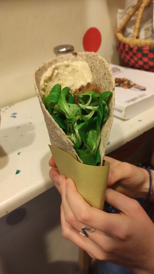 Piadina at Vegan Come Koala in Pisa