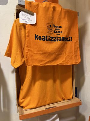 Merchandize  at Vegan Come Koala in Pisa