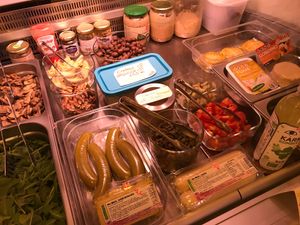 Toppings for sandwiches etc at Vegan Come Koala in Pisa