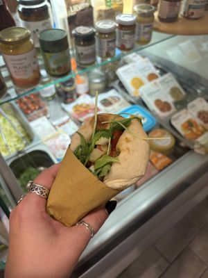 Vegan pitta wrap - 1 of 3  at Vegan Come Koala in Pisa
