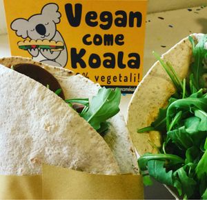 Delicious Piadina at Vegan Come Koala in Pisa