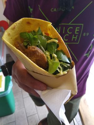 Piadina at Vegan Come Koala in Pisa