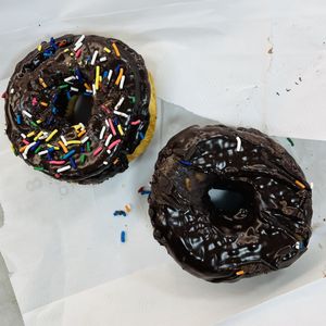 Vegan options!   at The Donut Pub - West Village in New York City