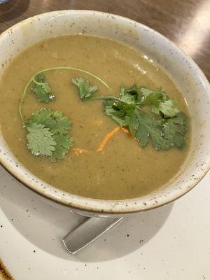 Soup of the day   at Fresh on Danforth in Toronto