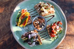 Mixed Bruschetta at Phayamas Private Beach Resort & Island Brew in Koh Phayam