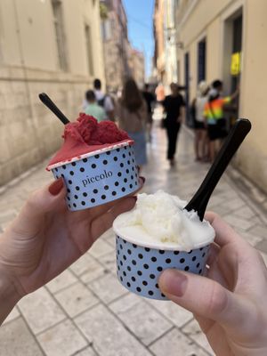   at Aroma Gelato Boutique in Zadar